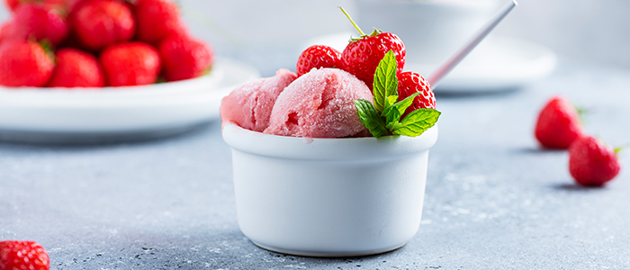 Strawberry Ice Cream  1 Scoop 