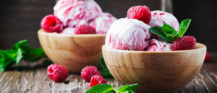 Raspberry Ripple Ice Cream  1 Scoop 