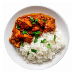 Rice With Bhuna Sauce 