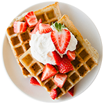 Strawberry Heaven Waffle 