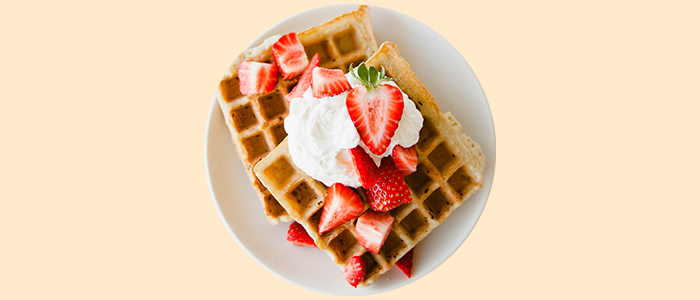Strawberry Heaven Waffle 