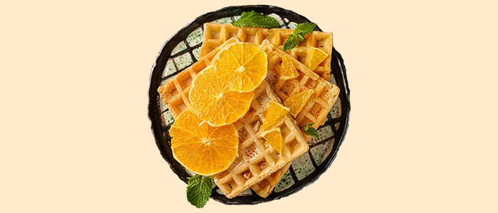 Orange Delight Waffle 
