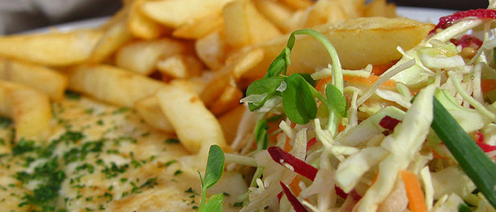 Chips With Cheese & Coleslaw 