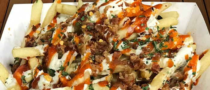 Loaded Fries With Cheese, Doner & Jalapenos 