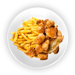 Chicken Tikka Meat & Chips 