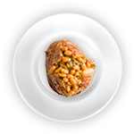 Baked Potato With Bean 