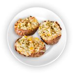Baked Potato With Cheese & Sweetcorn 